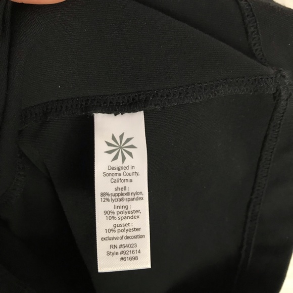 Athleta North Peak Black Sport Athletic Skort XXS - Picture 5 of 7